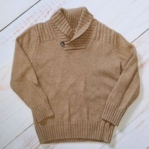 Gymboree Camel Tan Shawl Collar Sweater